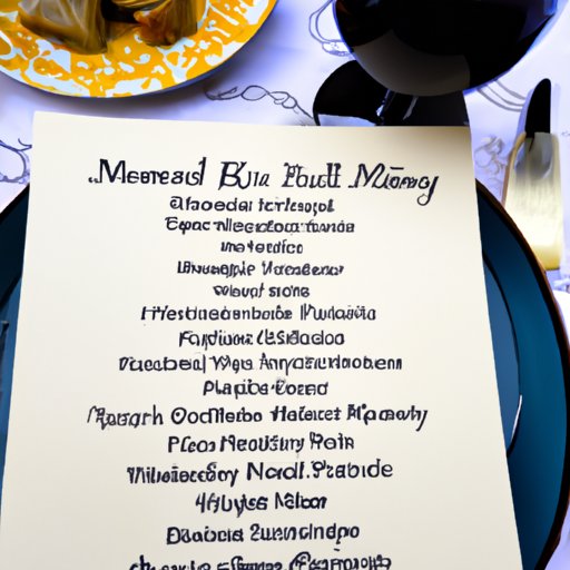 Literary Dining: Pairing the Poem with a Menu for a Themed Dinner Party