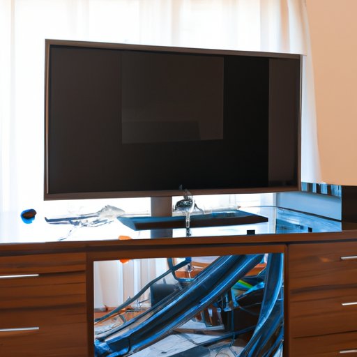Setting Up a Home Office with a TV as a Computer Monitor
