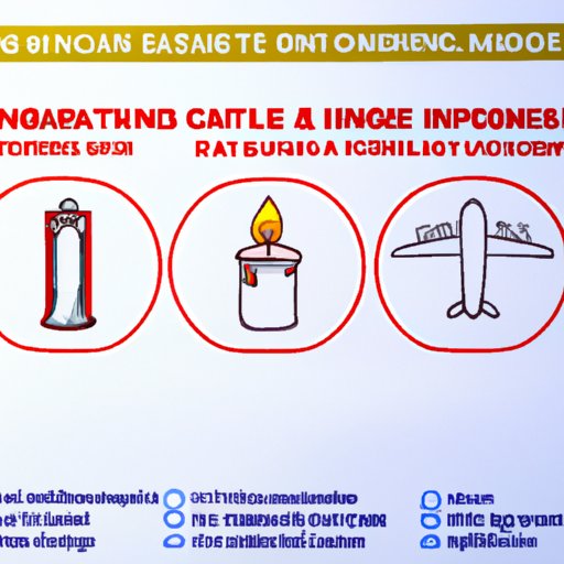 Overview of Regulations Surrounding Bringing Candles on an Airplane