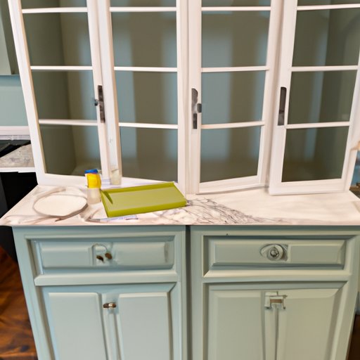 DIY Kitchen Cabinet Makeover with Paint