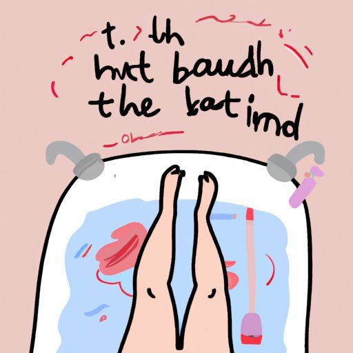 Definition of Taking a Bath During Your Period