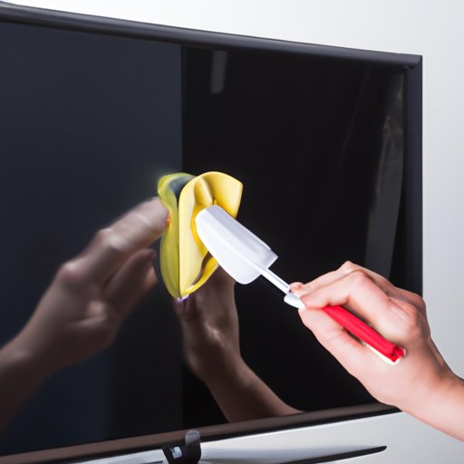 How to Properly Clean a TV with Glass Cleaner