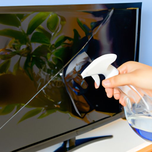 How to Avoid Damaging Your TV When Using Windex