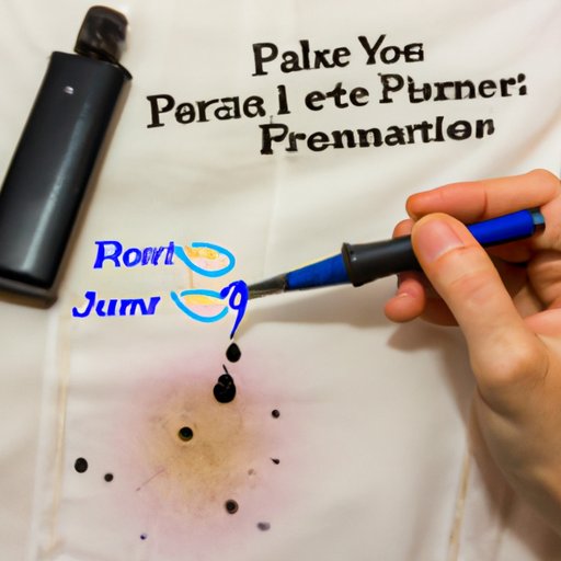 How to Remove Pen Ink Stains from Clothes