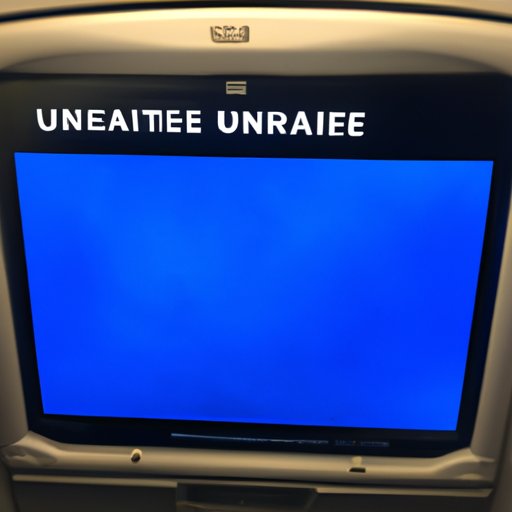 What to Expect When Flying with United Airlines Without TV
