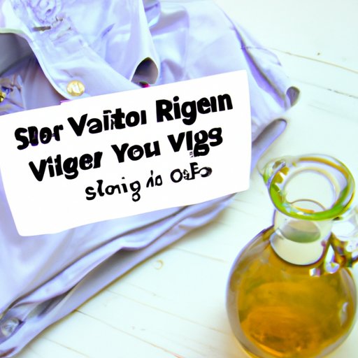 How to Protect Your Clothes from Vinegar Stains: Tips and Tricks