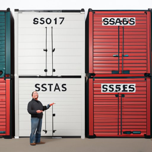 Comparing Standard Sizes of Storage Units