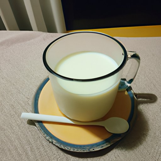 Drinking a Glass of Warm Milk and Honey Before Bed