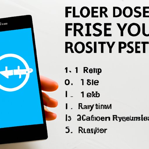 How to Factory Reset Your Phone Without Losing Data