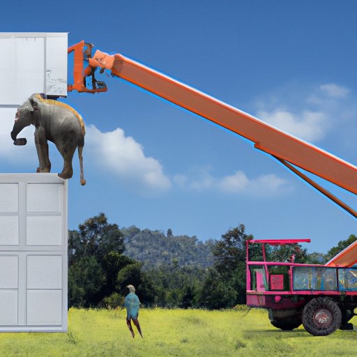 Use a Crane to Lift the Elephant into the Refrigerator