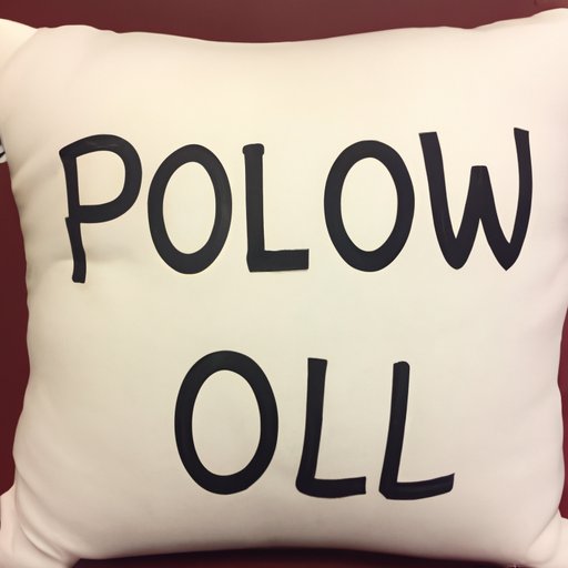 How to Spell Pillow with Confidence