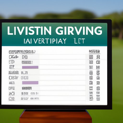 Understanding the Liv Golf Leaderboard System