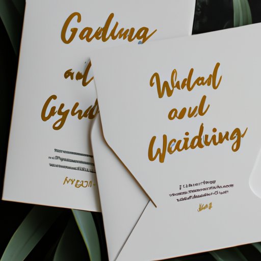 4 Tips for Sending Wedding Invitations Early