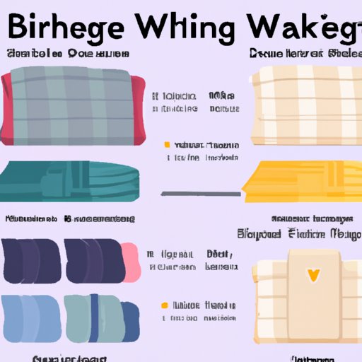 Create a guide to choosing a weighted blanket