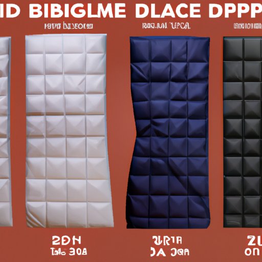 Comparisons Between Different Weighted Blanket Sizes