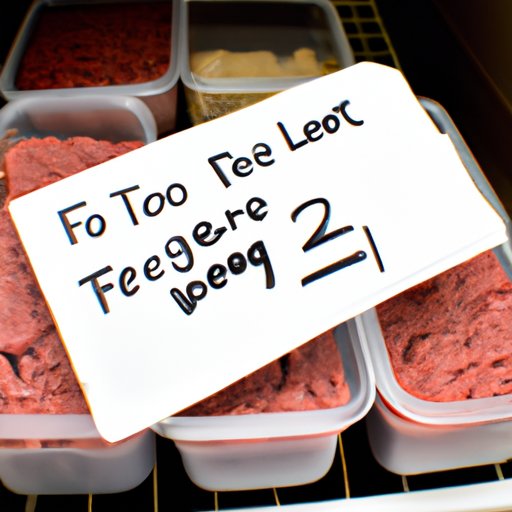 Tips for Keeping Ground Beef Fresh in the Freezer