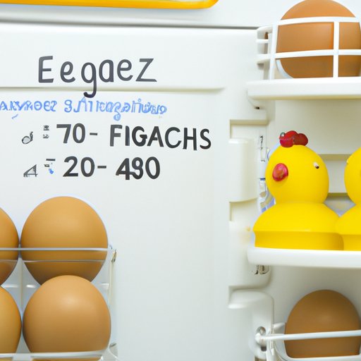 Estimating the Maximum Amount of Time Fresh Eggs Can Last in a Fridge