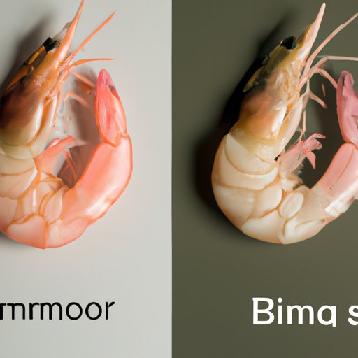 Compare and Contrast the Storage of Cooked Shrimp vs. Raw Shrimp