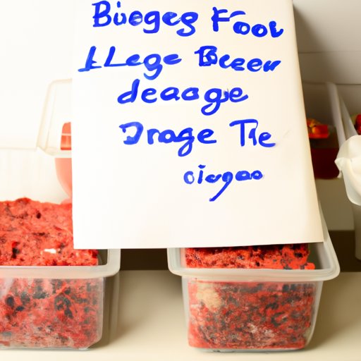 How to Keep Ground Beef Fresh and Last Longer in the Freezer