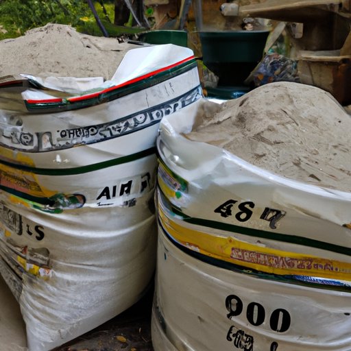 The Science Behind Estimating the Number of 80 lb Bags of Concrete for a Yard