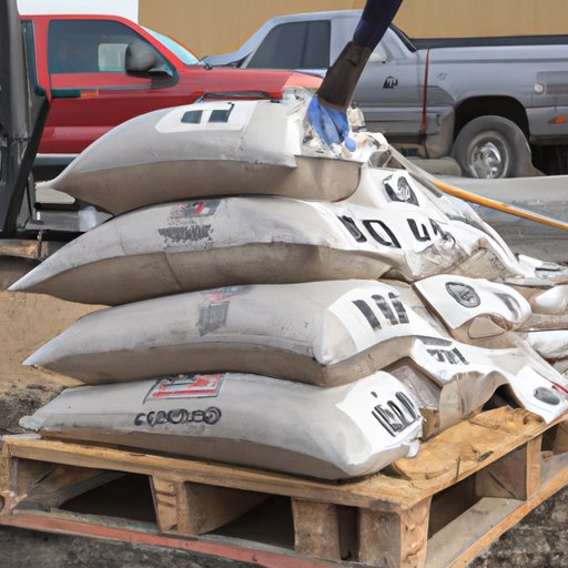 Estimating the Load of 80lb Bags of Concrete on a Pallet