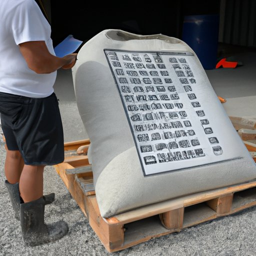 Calculating the Number of 80lb Bags of Concrete on a Pallet