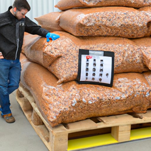 Calculating the Number of Bags of Mulch on a Pallet