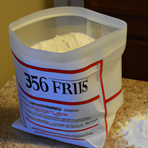 Measuring Flour for a 5 Pound Bag