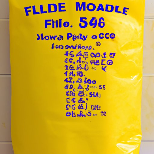 An Easy Recipe for Estimating the Number of Cups in a 5 lb Bag of Flour