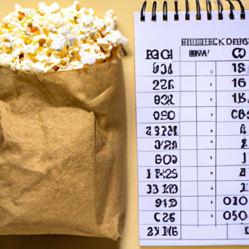 How to Calculate the Amount of Popcorn in a Single Bag