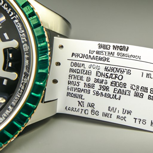 The Cost of Luxury: A Look at the Price Tag of a Rolex Watch