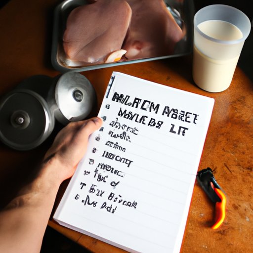 Crafting a Meal Plan for Optimal Muscle Building