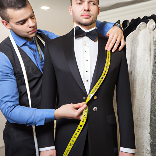 Process of Measuring for a Tux Rental