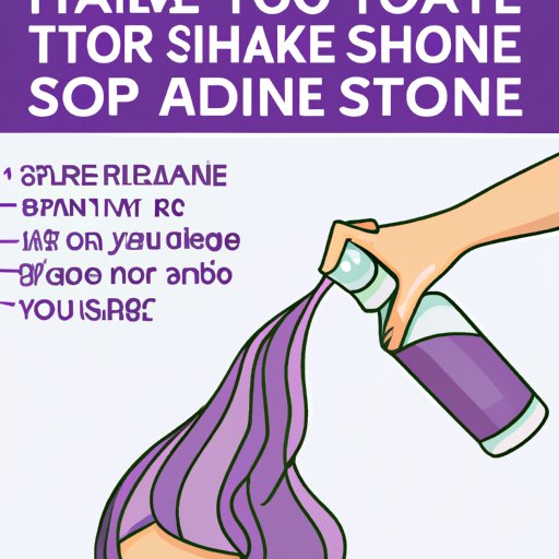 Tips for Maintaining Healthy Hair with Purple Shampoo