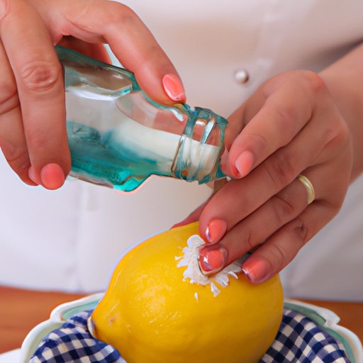 Applying Lemon Juice and Salt