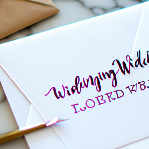 Tips for Writing Perfectly Addressed Wedding Invitations