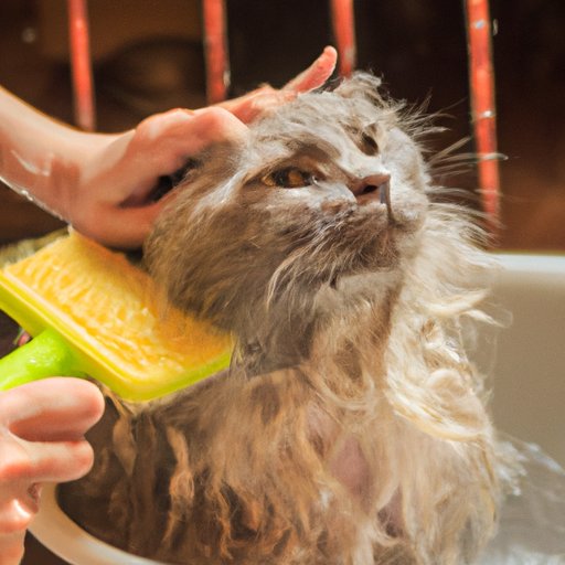 Dry and Brush Your Cat After Their Bath