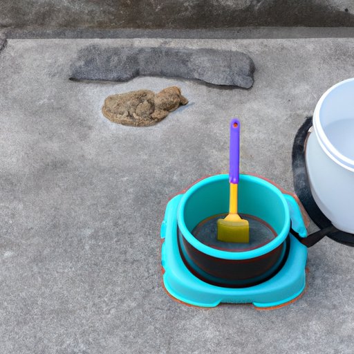 How to Create a Clean and Sanitary Outdoor Dog Potty Area on Concrete