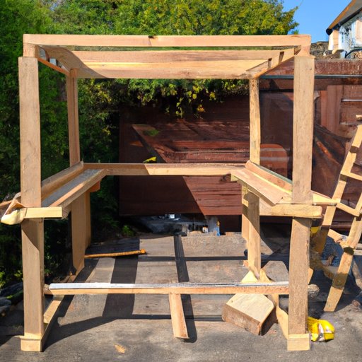 How to Create an Outdoor Kitchen Using a Wooden Frame