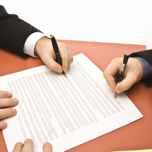 Negotiating and Signing a Contract