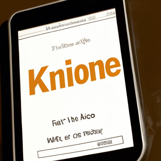 Download the Kindle App onto Your Device