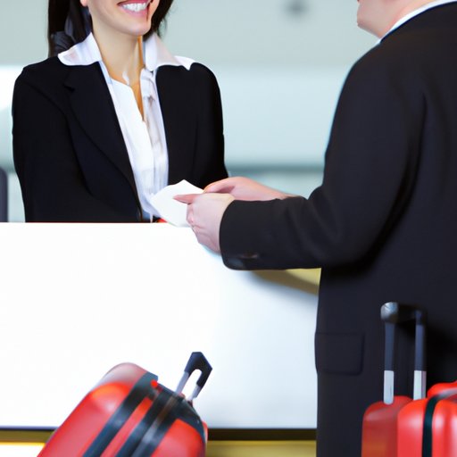 Present Your Baggage to the Counter Agent and Pay the Necessary Fees