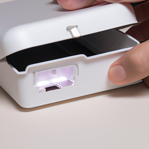Inspect the LED Light on the Charging Case