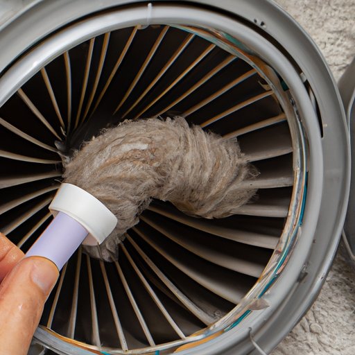 Use a Dryer Vent Brush to Clean the Interior of the Duct