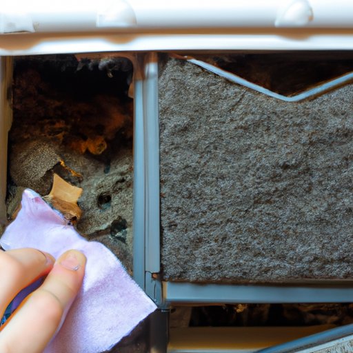 Remove Excess Lint from the Vent