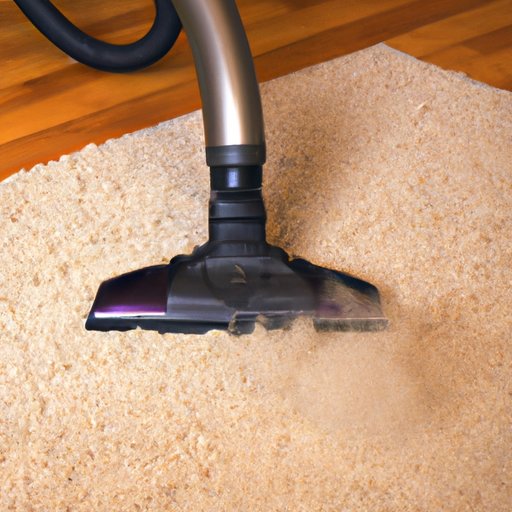 Vacuuming Out Dust and Debris