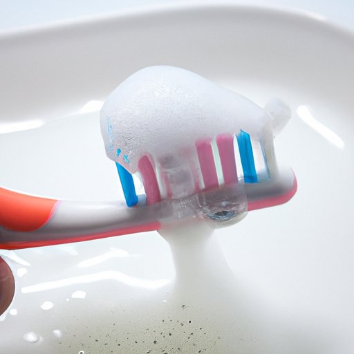 Use a Toothbrush and Soapy Water
