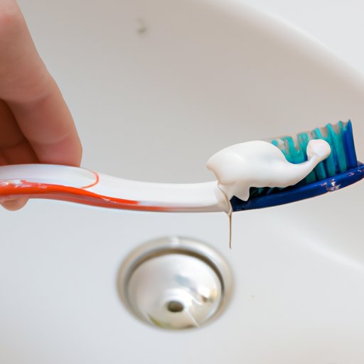 Using a Toothbrush for Stains