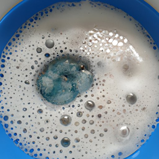 Soak in a Mild Detergent and Warm Water Solution