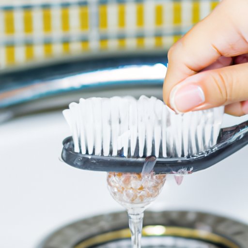Use a Toothbrush to Scrub the Filter